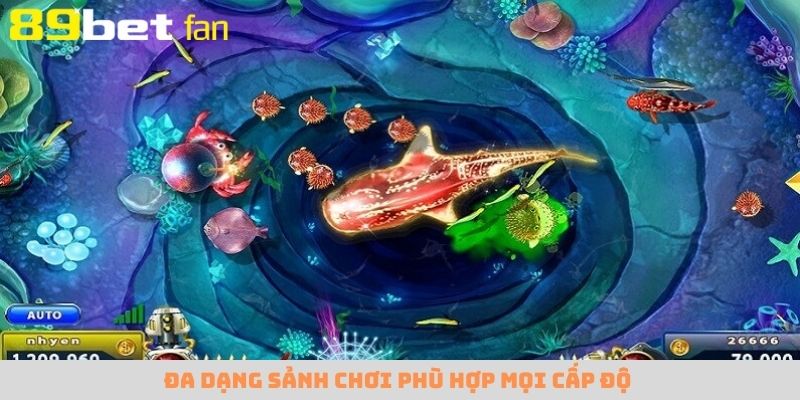 Bắn cá Đại Dương sở hữu đồ họa 3D sắc nét, tái hiện đại dương chân thực