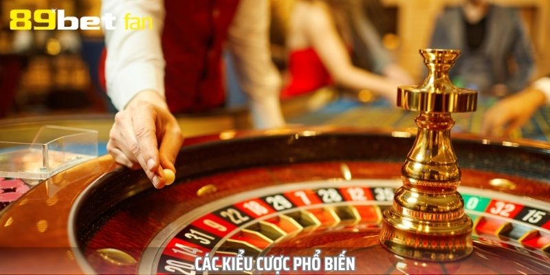 Các kiểu cược thường gặp khi chơi Roulette ở phiên bản Châu Âu